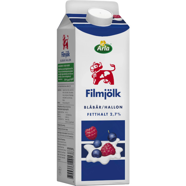 Arla Filmjölk Blåbär/Hallon