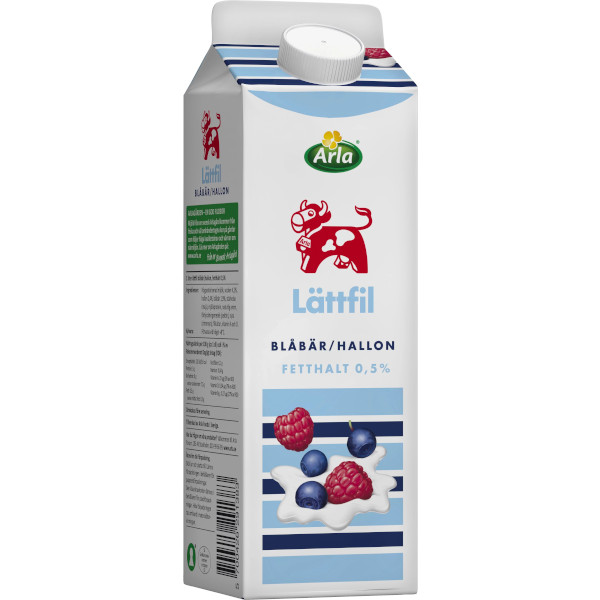 Arla Lättfil Blåbär/Hallon