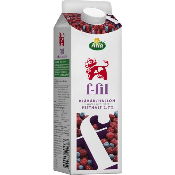 Arla F-Fil Blåbär/Hallon