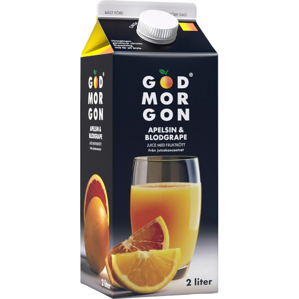 God Morgon Juice Apelsin & Blodgrape