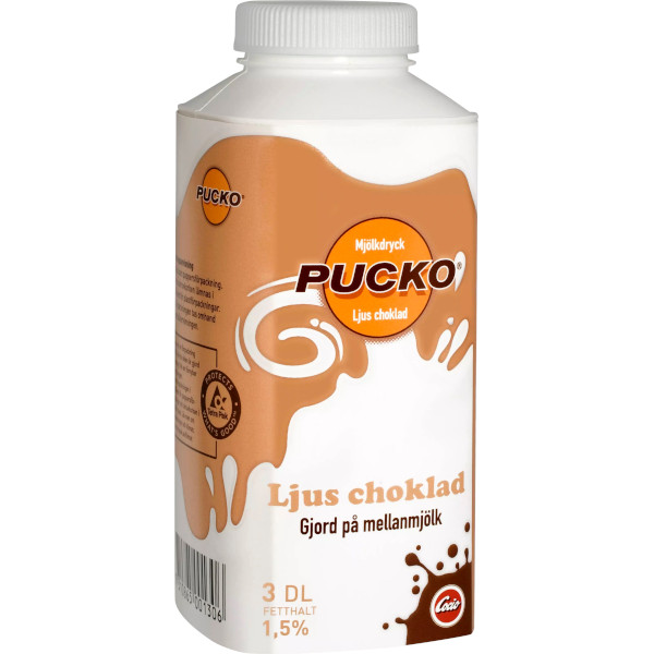 Pucko Mjölkdryck Ljus Choklad