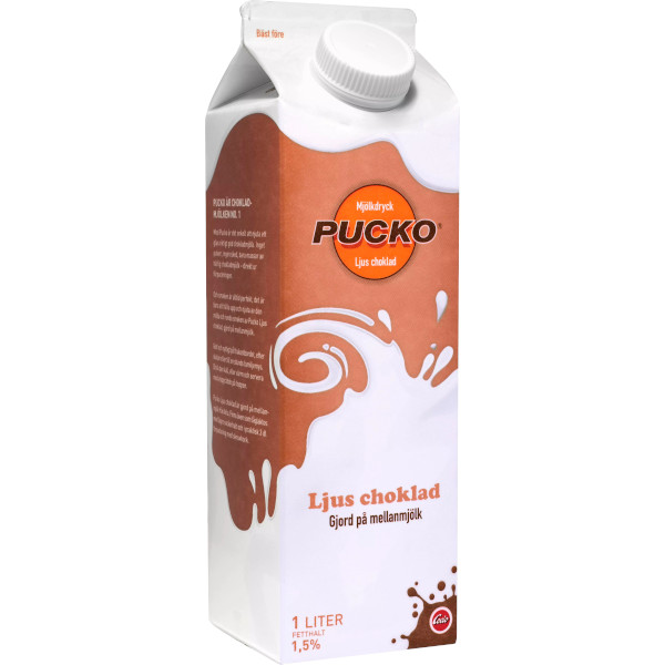 Pucko Mjölkdryck Ljus Choklad