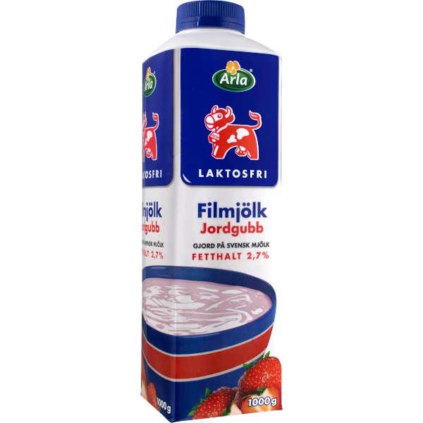 Arla Filmjölk Jordgubb Laktosfri