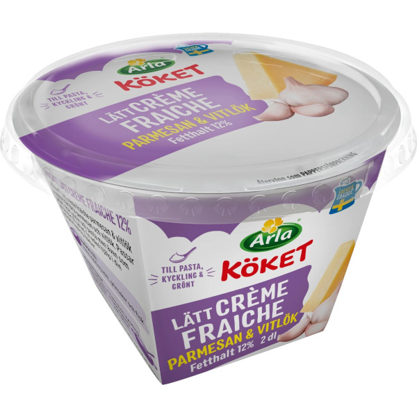 Arla Köket Crème Fraiche Lätt Parmesan & Vitlök