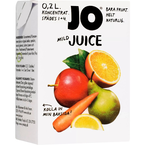 JO Juice Äpple/Apelsin/Morot/Päron/Citron Koncentrat