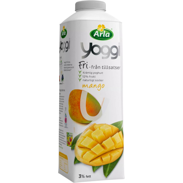 Yoggi Fruktyoghurt Fri Mango