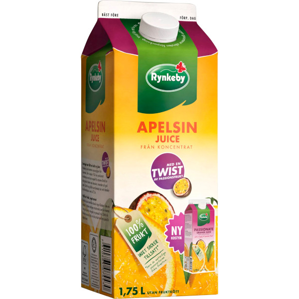Rynkeby Juice Apelsin & Passionsfrukt