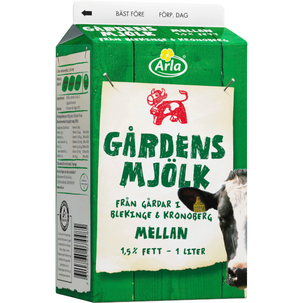 Arla Gårdens Mjölk Mellan