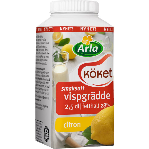 Arla Köket Vispgrädde Citron