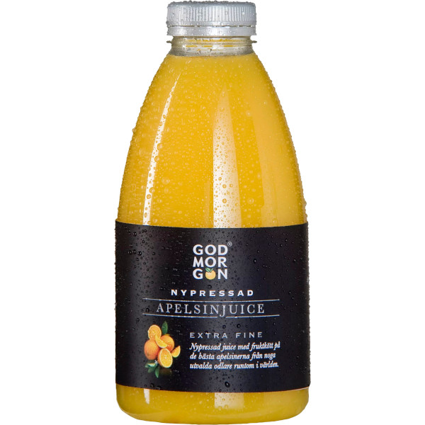 God Morgon Apelsinjuice Nypressad