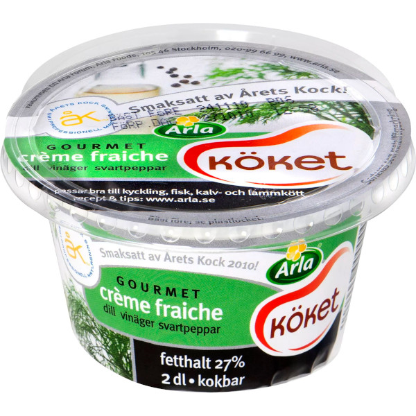 Arla Köket Crème Fraiche Gourmet Dill/Vinäger/Svartpeppar