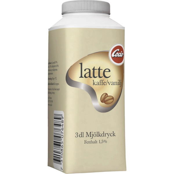 Cocio Mjölkdryck Latte Kaffe/Vanilj