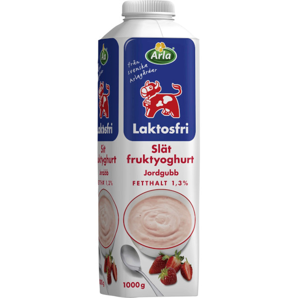 Arla Slät Fruktyoghurt Jordgubb Laktosfri