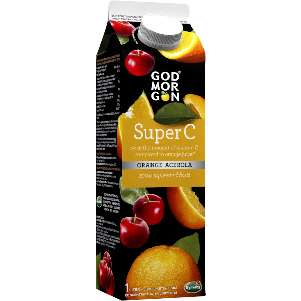 God Morgon Juice Super C Orange Acerola