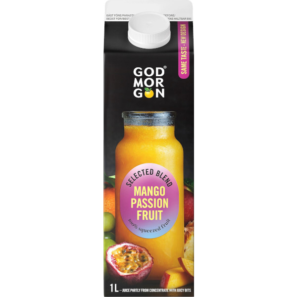 God Morgon Juice Selected Blend Mango/Passion Fruit