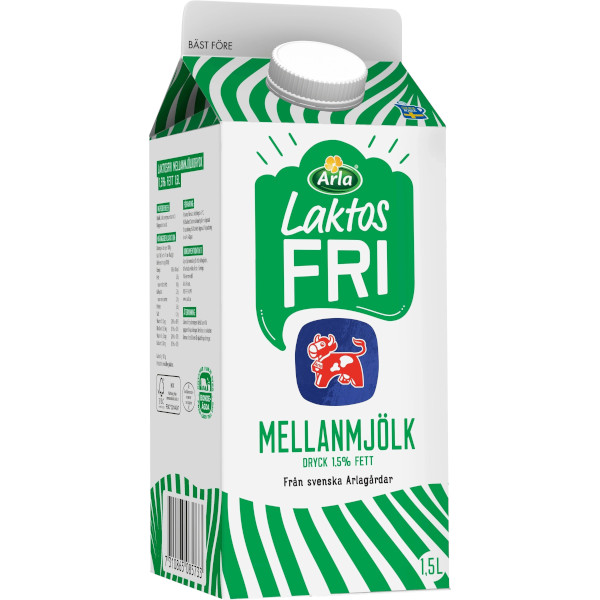 Arla Mellanmjölkdryck Laktosfri