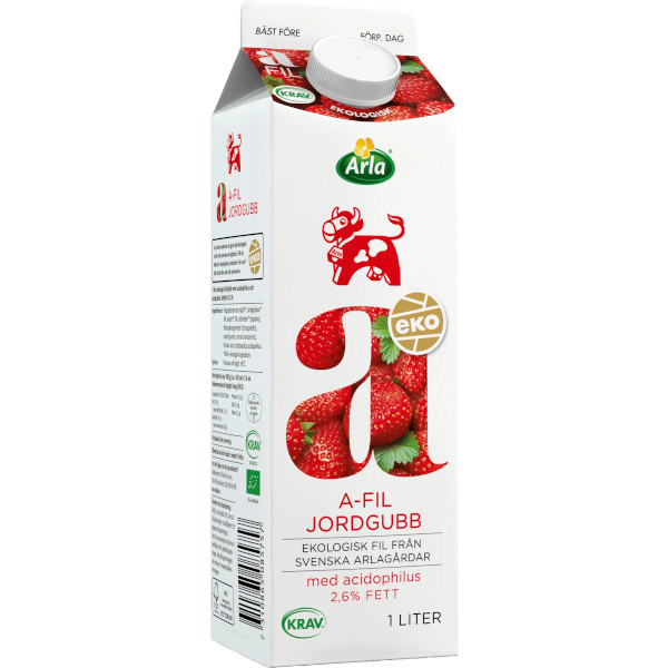 Arla A-Fil Jordgubb Ekologisk
