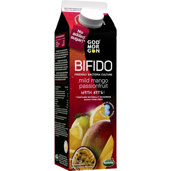God Morgon Juice Bifido Mild Mango/Passionfruit