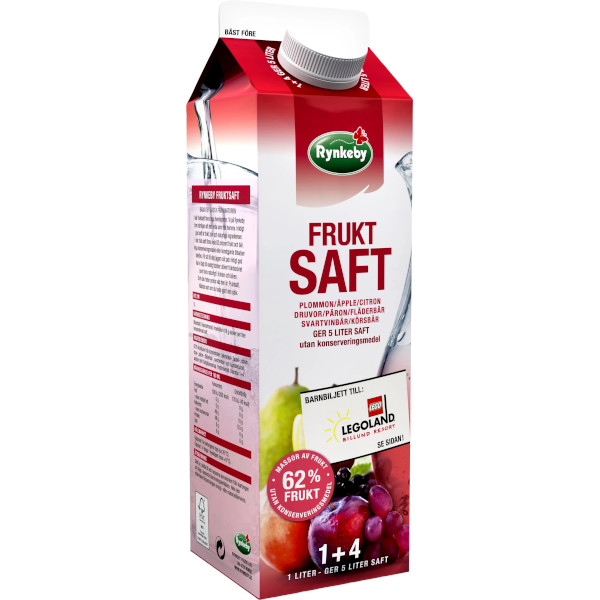 Rynkeby Fruktsaft Plommon/Äpple/Citron Konc