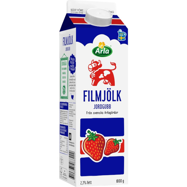 Arla Filmjölk Jordgubb