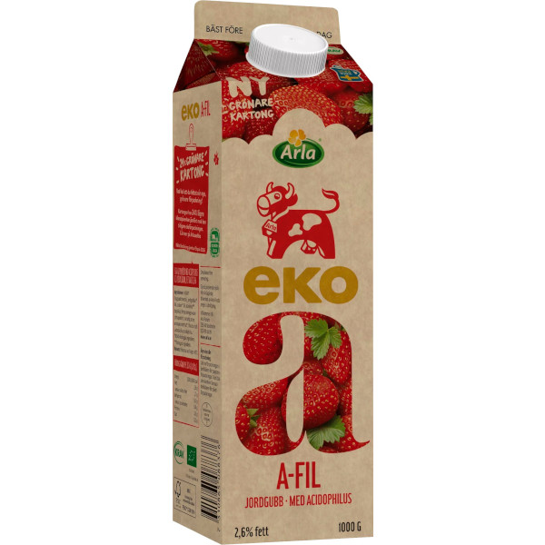 Arla A-Fil Jordgubb Ekologisk