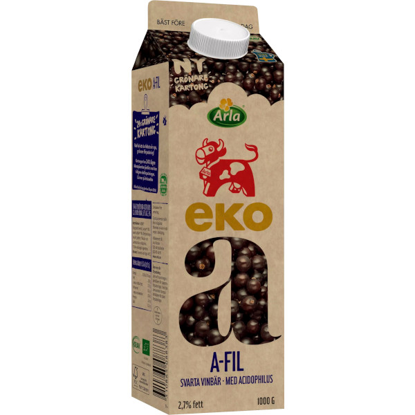 Arla A-Fil Svarta Vinbär Ekologisk