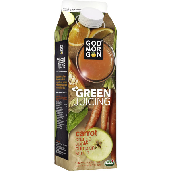 God Morgon Green Juicing Carrot