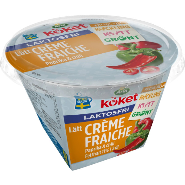 Arla Köket Crème Fraiche Lätt Paprika & Chili Laktosfri