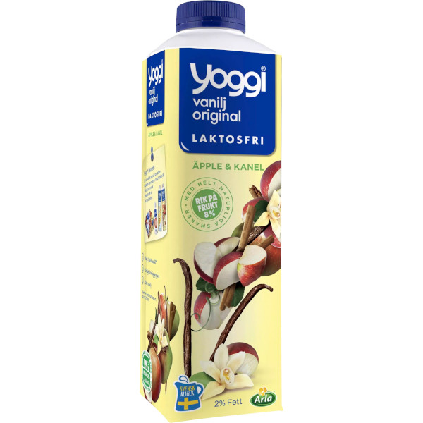 Yoggi Vaniljyoghurt Äpple & Kanel Laktosfri