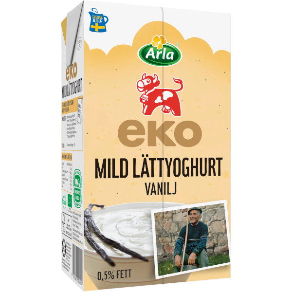 Arla Mild Lättyoghurt Vanilj Ekologisk