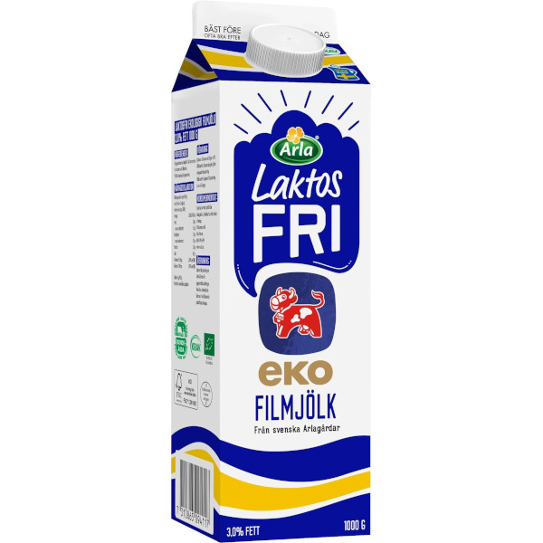 Arla Filmjölk Laktosfri Ekologisk