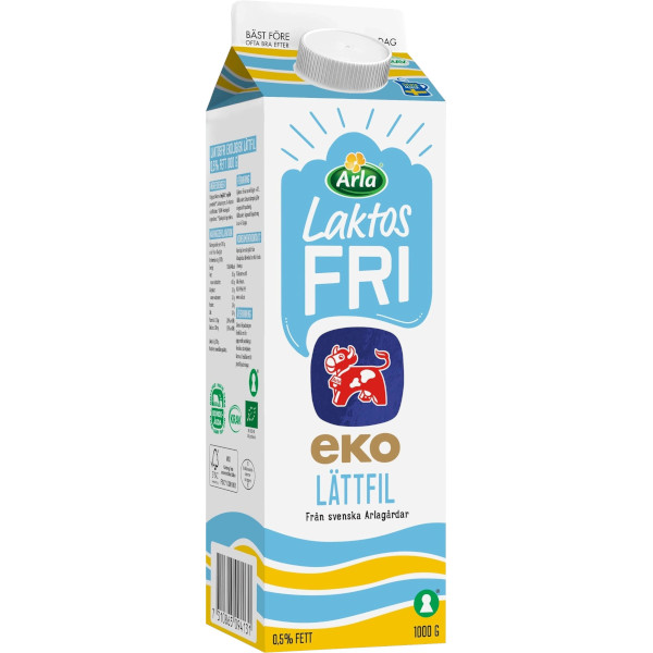 Arla Lättfil Laktosfri Ekologisk