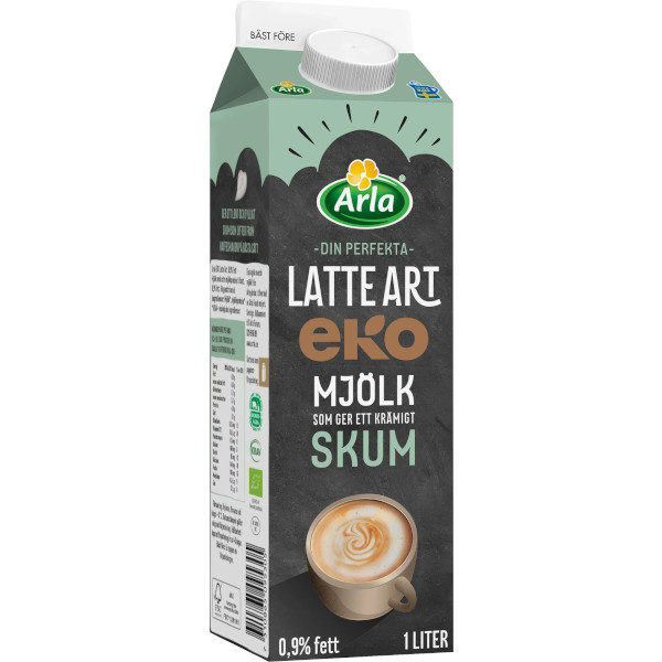 Arla Mjölk Latte Art Ekologisk 0,9%