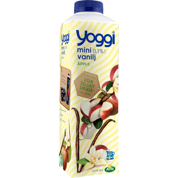 Yoggi Yoghurt Mini Vanilj Äpple