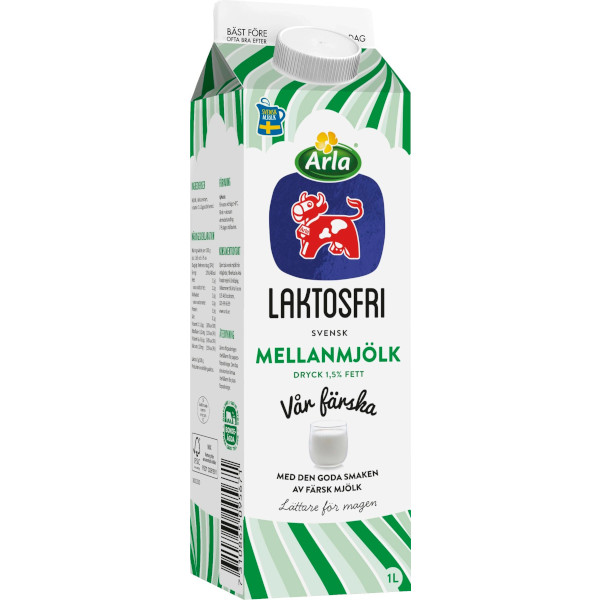 Arla Mellanmjölkdryck Laktosfri