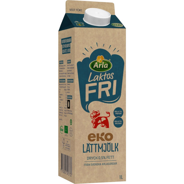 Arla Lättmjölkdryck Laktosfri Ekologisk