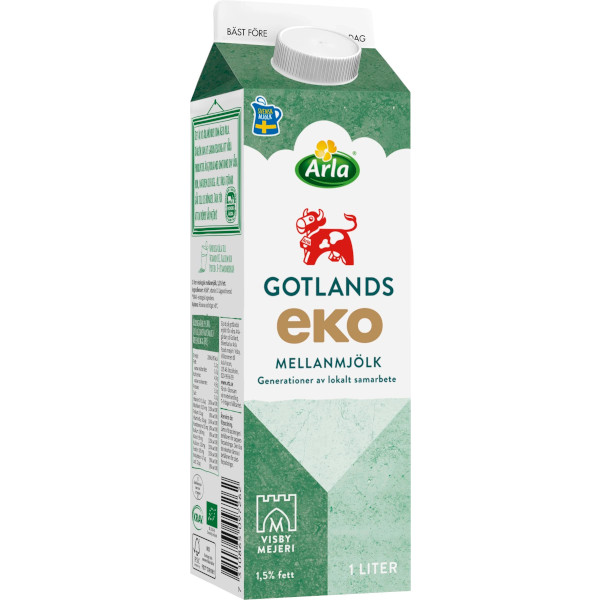 Arla Gotlands Mellanmjölk Ekologisk