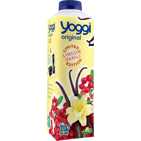 Yoggi Vaniljyoghurt Lingon