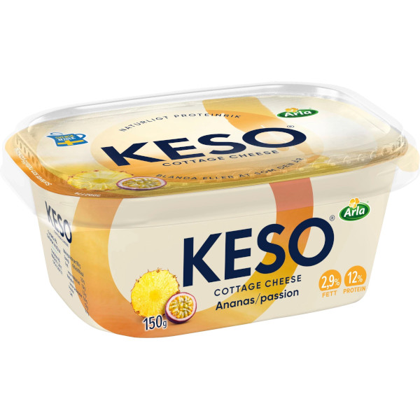Keso Cottage Cheese Ananas/Passion