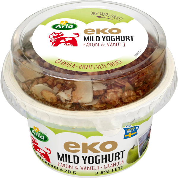 Arla Mild Yoghurt Päron/Vanilj & Granola