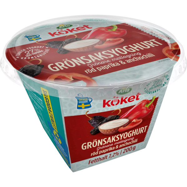 Arla Köket Grönsaksyoghurt Röd Paprika & Anchochili