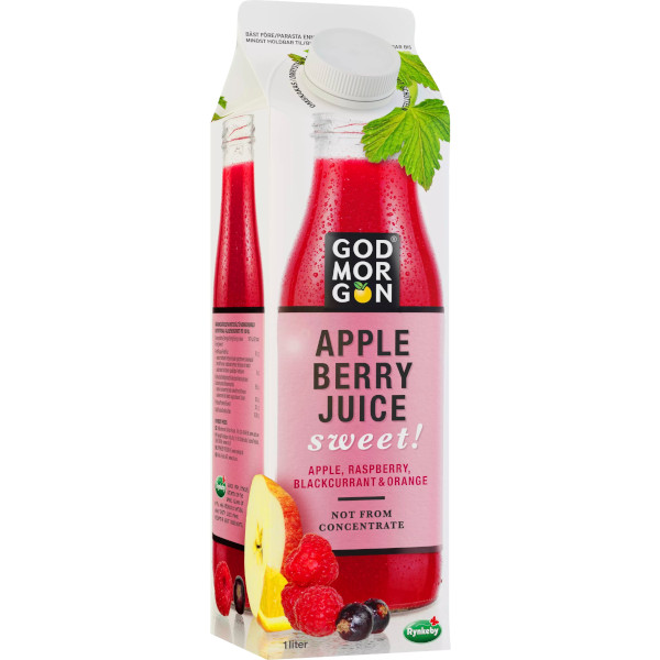 God Morgon Juice Apple Berry