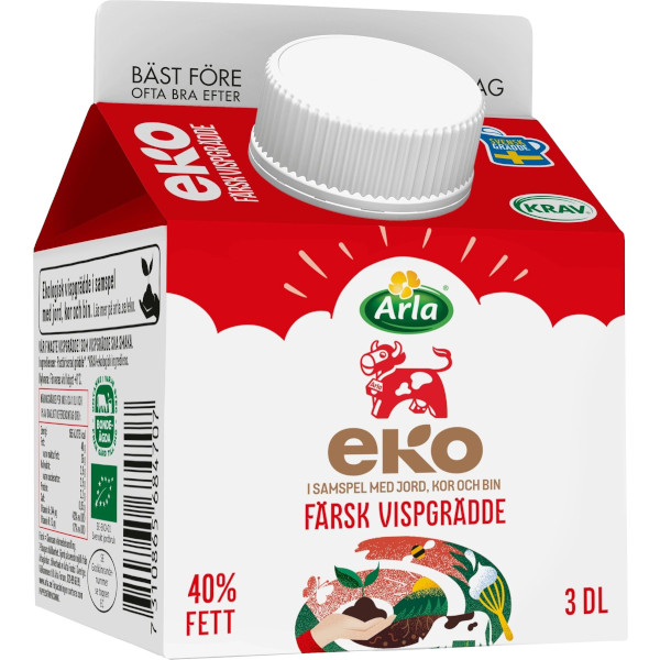 Arla Vispgrädde Ekologisk