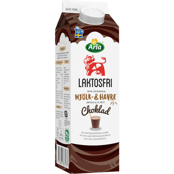 Arla Mjölk & Havredryck Choklad Laktosfri