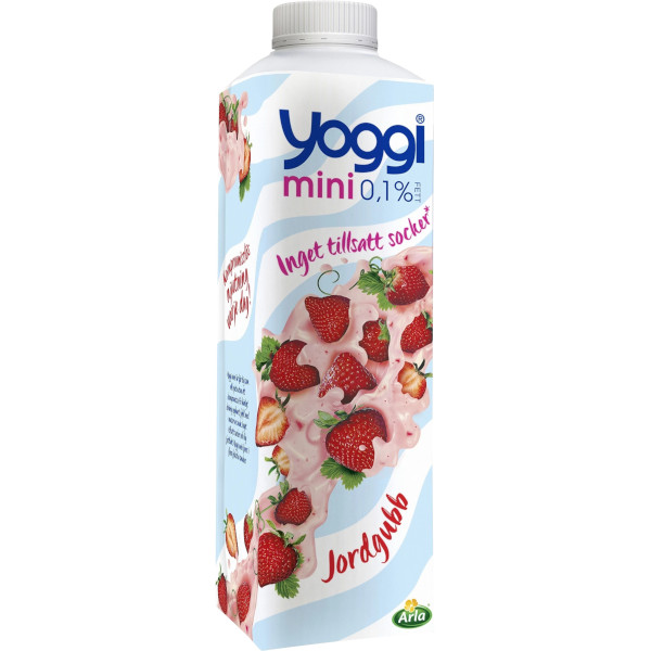 Yoggi Yoghurt Mini Jordgubb