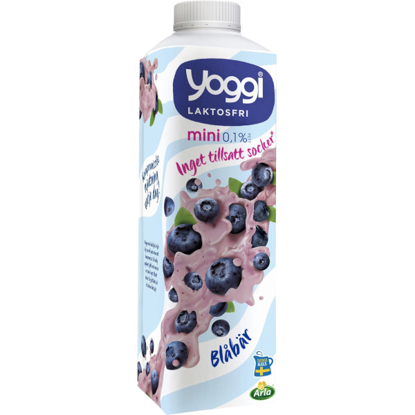 Yoggi Yoghurt Mini Blåbär Laktosfri