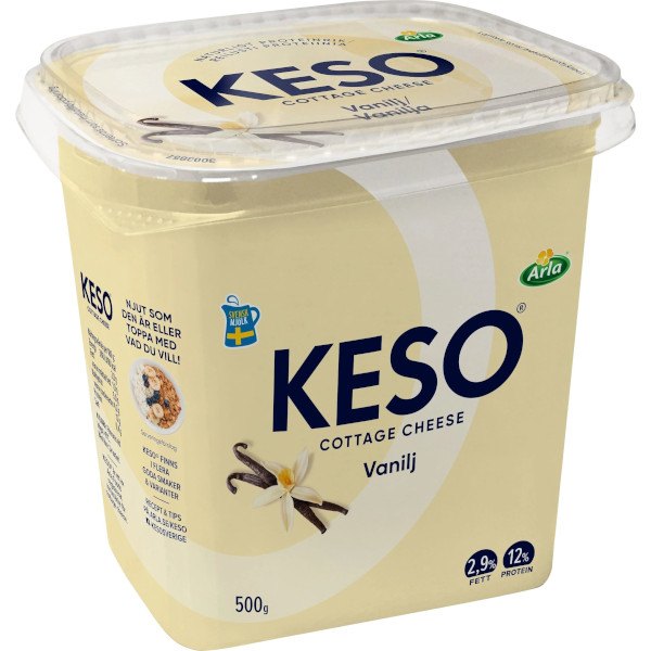Keso Cottage Cheese Vanilj