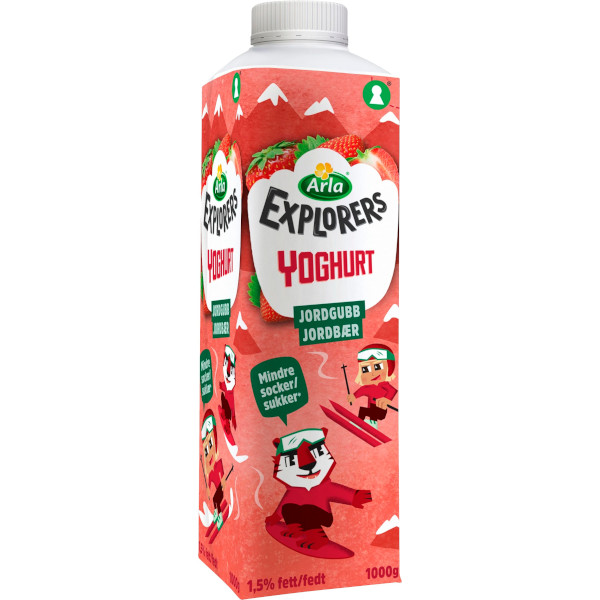 Arla Yoghurt Explorers Jordgubb