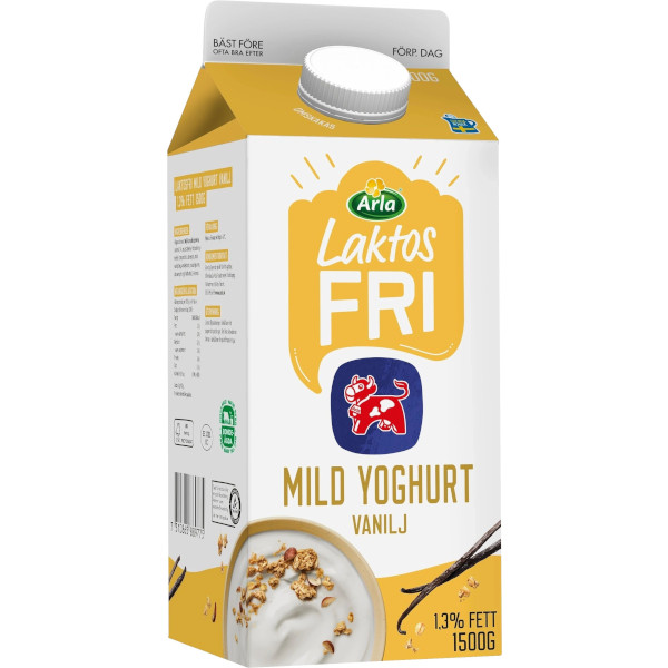 Arla Mild Yoghurt Vanilj Laktosfri