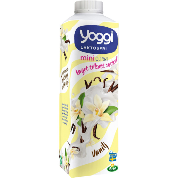 Yoggi Yoghurt Mini Vanilj Laktosfri